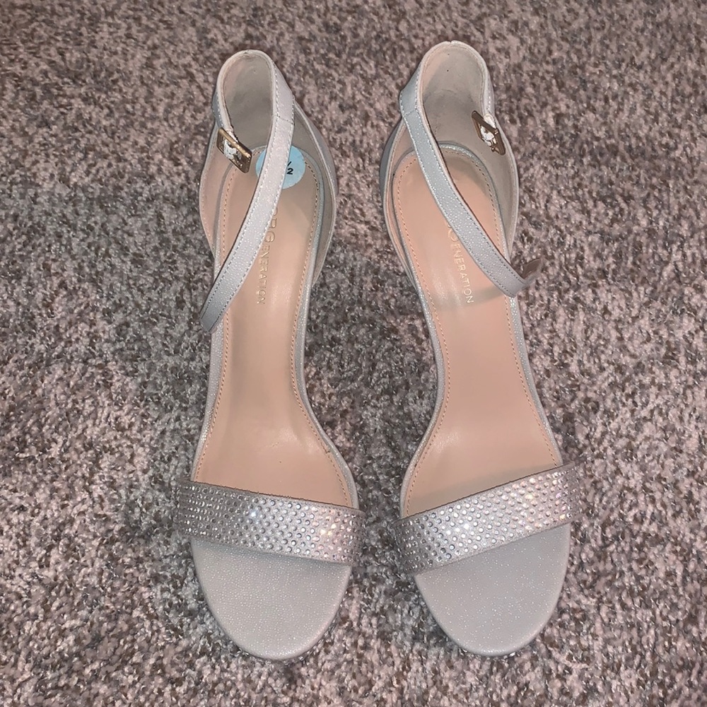 Silver heels